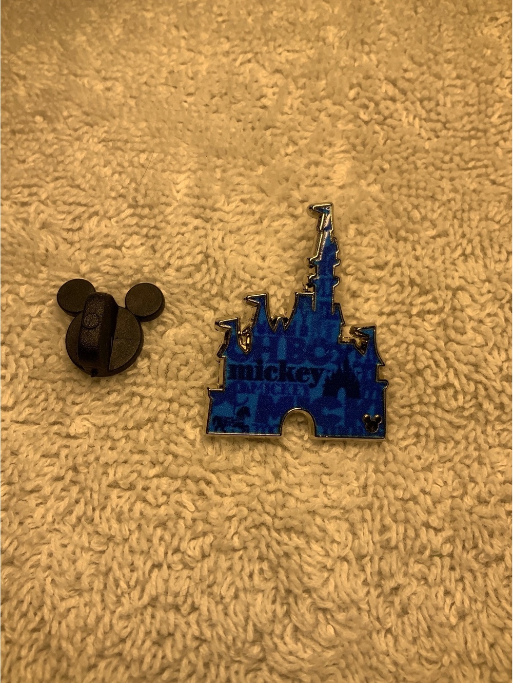 Mickey Mouse Blue Castle Hidden Disney Pin